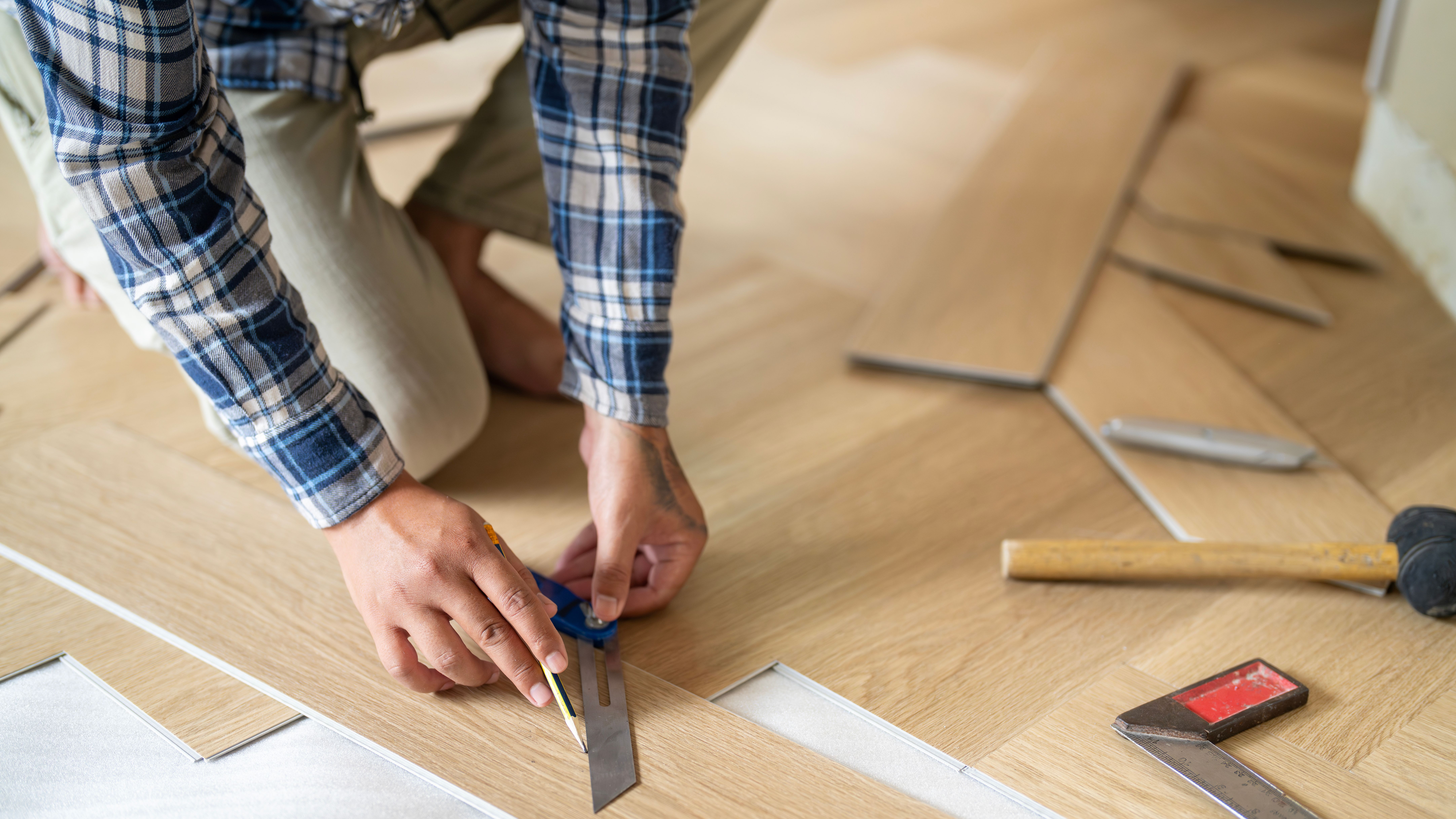 Professional Flooring services - Licensed contractors at work